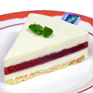 ルバーブチーズケーキのイメージ